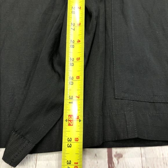 Mela Purdie Women Scarf Open Front Wrap Jacket Size 14 Large Black B199 -12 - Picture 4 of 13